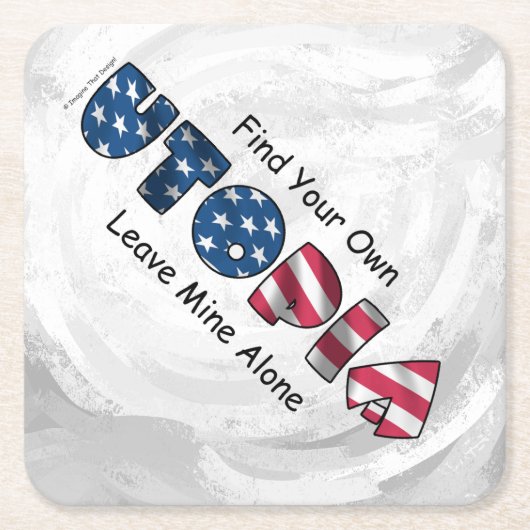 マイユートピア スクエアペーパーコースター (正面)