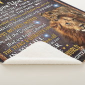 マイライオンパパギフト、パパ誕生日ギフトアイディア シェルパブランケット (3/4)