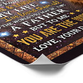 マイライオンパパギフト、パパ誕生日ギフトアイディア ポスター (角)