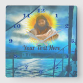 マイライト0916 スクエア壁時計 (正面)