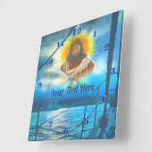 マイライト0916 スクエア壁時計 (傾斜)