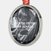 マイライドまたはダイス メタルオーナメント (左)