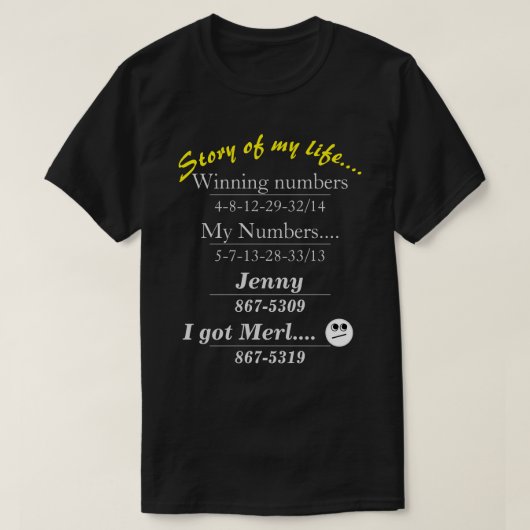 マイライフダークカラーノベルティ Tシャツ (デザイン正面)