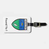 マイラゲッジウィックパーソナライズされたローカウンティIDラベル ラゲッジタグ (正面横)