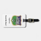 マイラゲッジティパーソナライズされたペラリー郡IDラベル ラゲッジタグ (正面横)