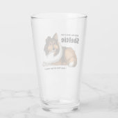 マイラッキーシェットランド・ シープドッグ タンブラーグラス (裏面)