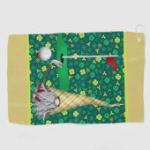 マイラッキー格言 ゴルフタオル (横)