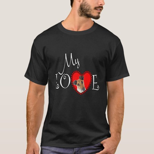 マイラブキツネテリア(スムーズ) Tシャツ (正面)