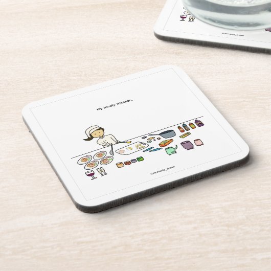 マイラブルキッチンコースター コースター (左側)