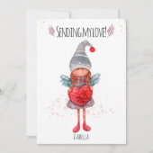 マイラブレディ格言とハートバレンタイン シーズンカード (正面)