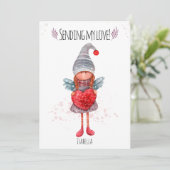 マイラブレディ格言とハートバレンタイン シーズンカード (スタンド正面)