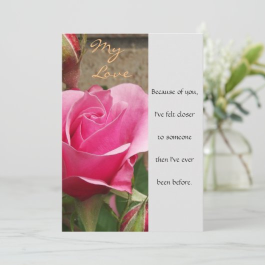 マイラブ(バラ) カード (スタンド正面)