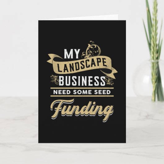 マイランドスケープ造園ガーデンランドスケおもしろいイパー カード (正面)