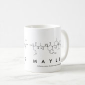 マイリスのペプチド名mug コーヒーマグカップ (正面右)