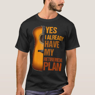 マイリタイアプランギターギター物ヴィンテージグ Tシャツ