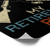 マイリタイアプラン狩り魚釣りハンターグランドファット ポスター (角)