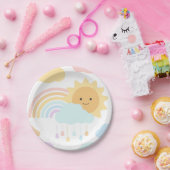 マイリトルサンシャインレインボウズ&クラウドズパーティープレート ペーパープレート (パーティー)