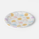 マイリトルサンシャインレインボウズ&クラウドパーティープレート ペーパープレート (アングル)