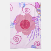 マイリトルプリンセス:ベビーピンクベクトル感動的 キッチンタオル (縦)