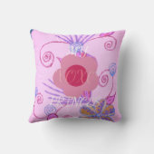マイリトルプリンセス:ベビーピンクベクトル感動的 クッション (裏面)