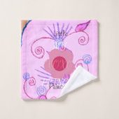 マイリトルプリンセス:ベビーピンクベクトル感動的 バスタオルセット (ウォッシュタオル)