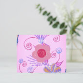 マイリトルプリンセス:ベビーピンクベクトル感動的 ポストカード (スタンド正面)