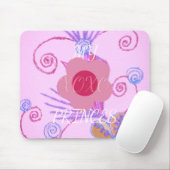マイリトルプリンセス:ベビーピンクベクトル感動的 マウスパッド (マウス)