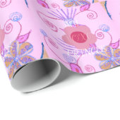 マイリトルプリンセス:ベビーピンクベクトル感動的 ラッピングペーパー (ロールコーナー)