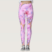 マイリトルプリンセス:ベビーピンクベクトル感動的 レギンス (正面)