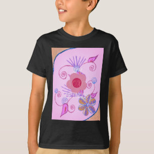 マイリトルプリンセス:ベビーピンクベクトル感動的 Tシャツ