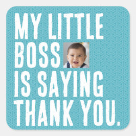 マイリトルボス |ありがとうスタンプ スクエアシール