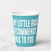 マイリトルボス |誕生日おもしろいパーティー 紙コップ (裏面)