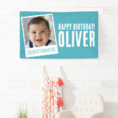 マイリトルボス |誕生日パーティーのサインバナー 横断幕 (インサイチュ)