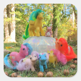 マイリトルポニー秋の集合 スクエアシール