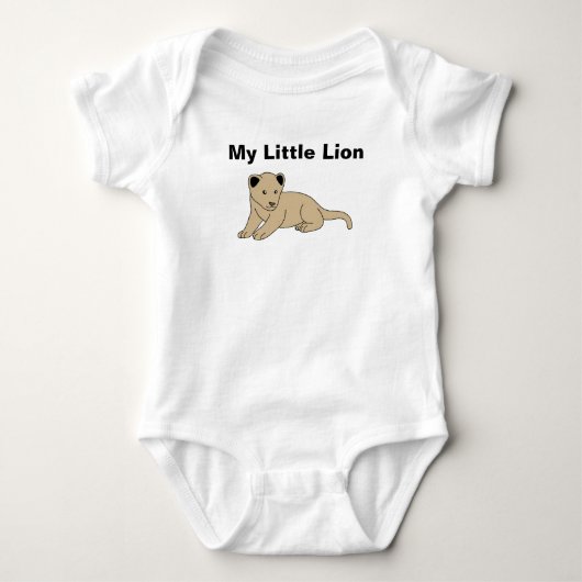 マイリトルライオン ベビーボディスーツ (正面)