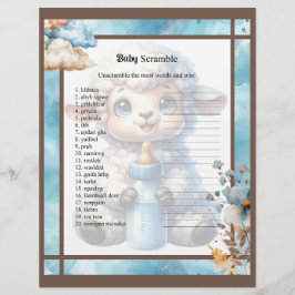 マイリトルラム_ベビースクランブル レターヘッド