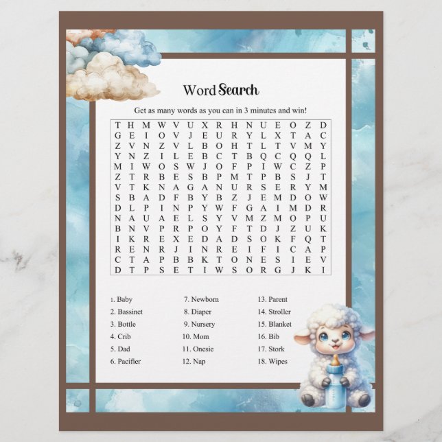 マイリトル子羊_ベビー語検索 レターヘッド (正面)