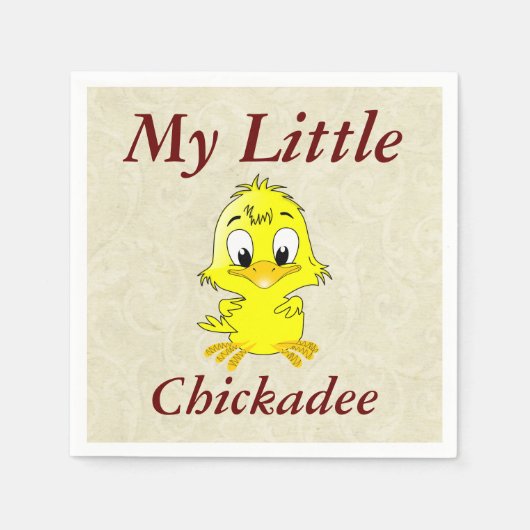 マイリトル《鳥》アメリカゴガラペーパーナプキン スタンダードカクテルナプキン (正面)