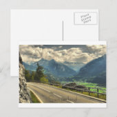 マイリンゲンスイスとスイスアルプスの眺め ポストカード (正面/裏面)