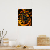 マイリーズガーデンフラクタル ポスター (キッチン)