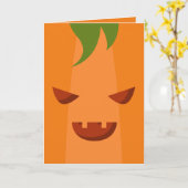 マイリールパンプキンヘッド カード (黄色い花)