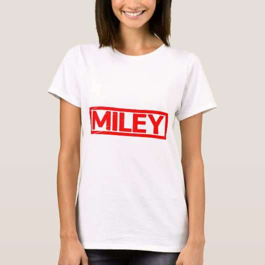 マイリー切手 Tシャツ (正面)