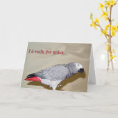 マイルのための誕生日の歩行 カード (黄色い花)