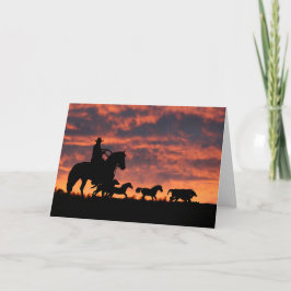 マイルのカウボーイのバースデー・カードから カード