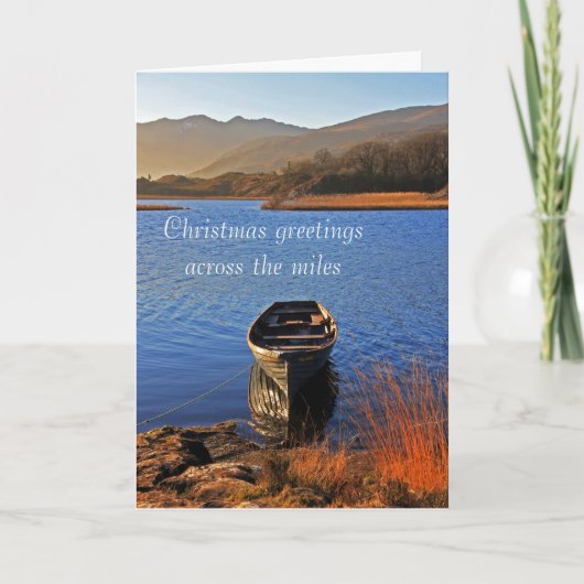 マイルのクリスマスの挨拶を渡って シーズンカード (正面)
