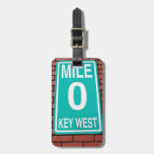 マイルのマーカー0の印 ラゲッジタグ (正面縦)
