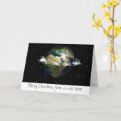 マイルの向こうのクリスマス カード (黄色い花)