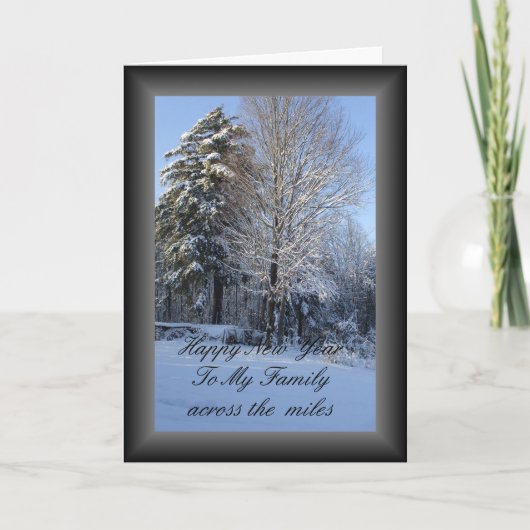 マイルの新年を通じて家族 シーズンカード (正面)