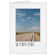 マイルの空の高速道路のシーンを越えて