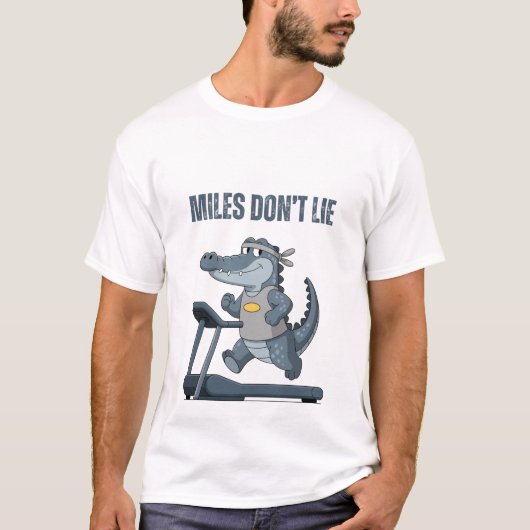 マイルは嘘をつかない Tシャツ (正面)